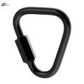 Triangle Stainless Steel Carabiner Outdoor Camping Keychain Quick Link 6mm 6mm. 
