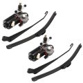 2X Universal UTV 12V Electric Windshield Wiper Kit for Polaris Ranger RZR Can Am. 