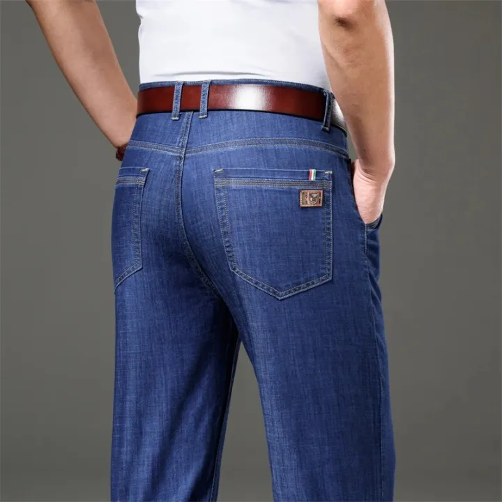Summer%20Spring%20Men's%20Classic%20Relaxed%20Fit%20Flex%20Jean%202023%20New%20Men%20High%20Waist%20Business%20Casual%20Classic%20Black%20Blue%20Denim%20Trousers%20-%20Image%207