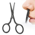 Nose Hair Scissors Rounded Tip Moustache Beard Facial Eyebrow Scissor Trimmer. 