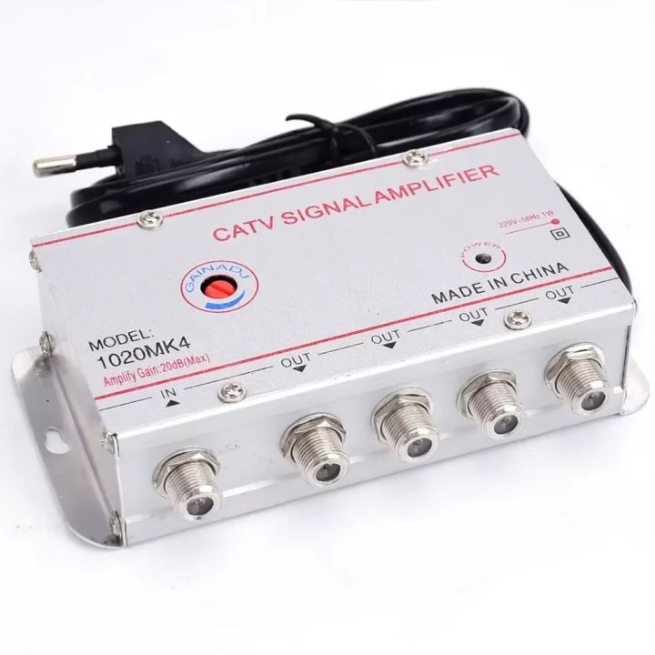 CATV%20Signal%20Amplifier%2020dB%20Digital%20TV%20Antenna%20Signal%20Booster%20Home%20Tv%20Equipments%2045Mhz%20to%20860MHz%201%20in%206%20Out%20EU%20Plug%20-%20Image%202