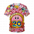 Children's Kirby T-shirt Children's Top T-shirt Boys' Girls' T-Shirt 4 5 6 7 8-14 Years Old Children's Clothing.