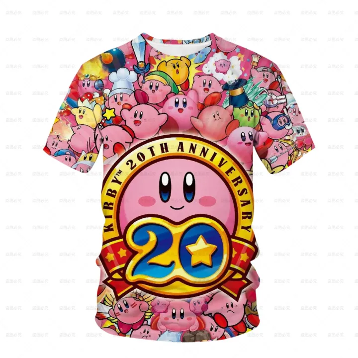 Children's%20Kirby%20T-shirt%20Children's%20Top%20T-shirt%20Boys'%20Girls'%20T-Shirt%204%205%206%207%208-14%20Years%20Old%20Children's%20Clothing%20-%20Image%204