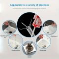 Metal Wire Sewer Cleaning Sticks Clog Remover Cleaning Tool Inch Pipe Dredging Household Tool for Sink. 