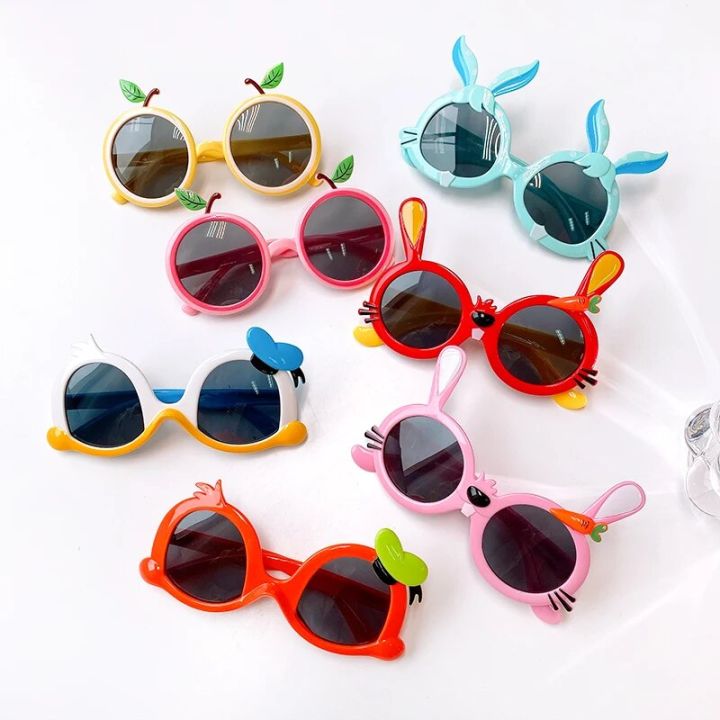 2021%20Children%20Unisex%20Cartoon%20Fruit%20Flower%20Carrot%20Rabbit%20Ear%20Sunglasses%20Outdoor%20Protection%20Baby%20Girls%20Polarized%20UV400%20Goggles%20-%20Image%204