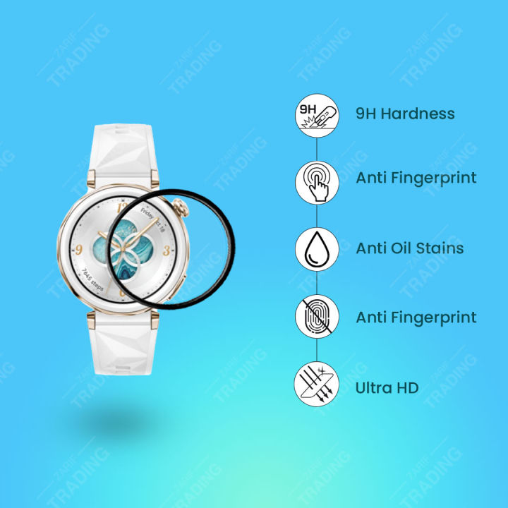 HUAWEI WATCH GT 46 mm Smart Watch Full Coverage Plastic Screen Protector 