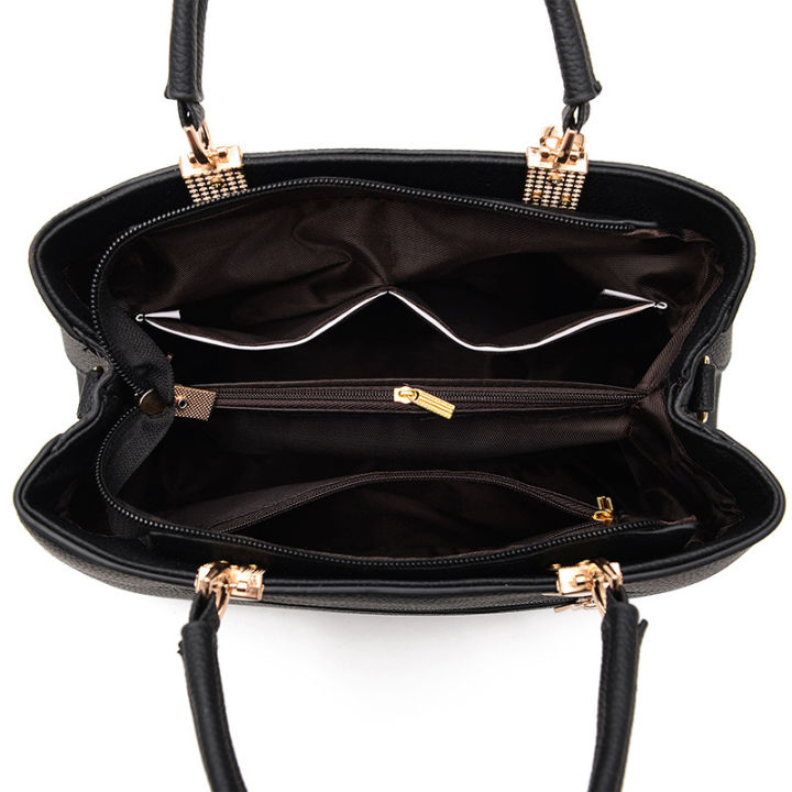 Bag2023New%20Korean%20Style%20Fashionable%20Autumn%20and%20Winter%20Bow%20Women's%20Bag%20Portable%20Shoulder%20Bag%20Messenger%20Bag%20Saffiano%20Bag%20Mother%20Bag%20-%20Image%204