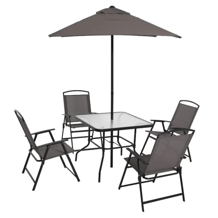 Mainstays%20Albany%20Lane%206%20Piece%20Outdoor%20Patio%20Dining%20Set%20Garden%20Outdoor%20Furniture%20Set%20Patio%20Chair%20Table%20Umbrella%20-%20Image%204