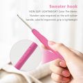 10Pcs Small Size Lace Crochet Hooks (0.5-2.75mm), Ergonomic Crochet Hooks Set with Soft Grip Handle for Thread.