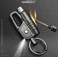 Honest Brand Metal Matchstick Key Chain Rings Torch Lighter. 