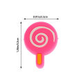 Cartoon Lolly Shape Tennis Racket Shockproof Absorber Silicone Shock Absorption Tennis Racket Shock Pad Anti-Vibration Dampeners.