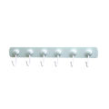 Multifunction Kitchen Storage Hook Holder 6 Hooks Wall Door Hanger Hooks for Spoon Scoop Bathroom Kitchen Organizer. 