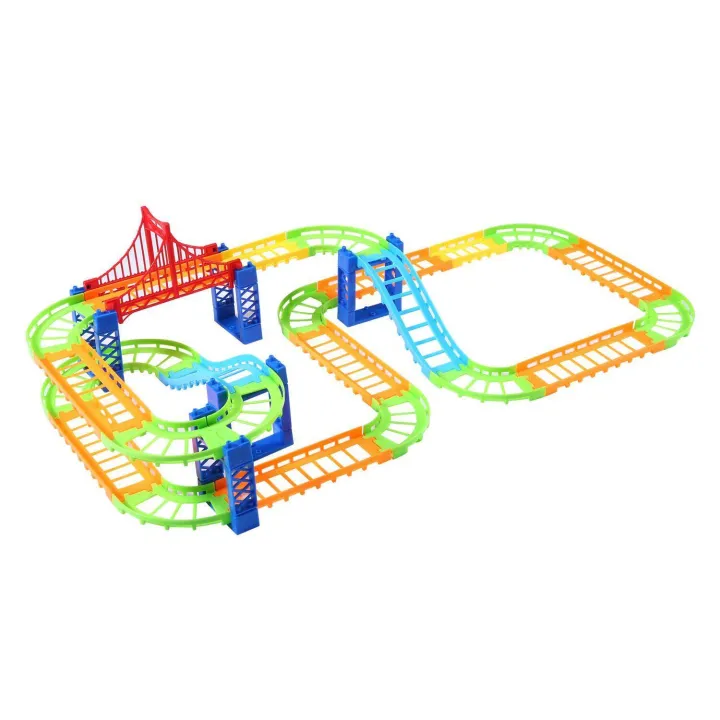 Building%20Block%20Railway%20Train%20Set%20Set%20Of%2052pcs%20Kids%20DIY%20Assembly%20Toy%20With%20Race%20Track%20And%20Electric%20Car%20-%20Image%202