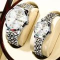 OLi-VS 9931 Fashion Luxury Couple Luminous Waterproof Mechanical Watch. 