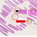 Erasable Highlighters Assorted Colors Light Pastel Highlighters 12colors Double-end Erasable Highlighter Pastel Liquid Markers.