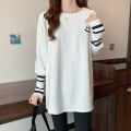 Embroidered Long SleeveTT-shirt Bottoming Shirt for Women Spring Autumn Winter2023New Loose Slimming Large Size Design Blouse Trendy.