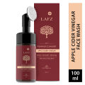 National Products LAFZ Apple cider vinegar foaming face wash -100 ml. 