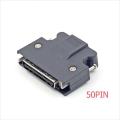 SCSI MDR Connector 50 pin CN1 Servo Plug 3M 10150-3000PE/10350-52A0-008 3M SCSI CN Connector Cable Wire Solder Type Shell. 