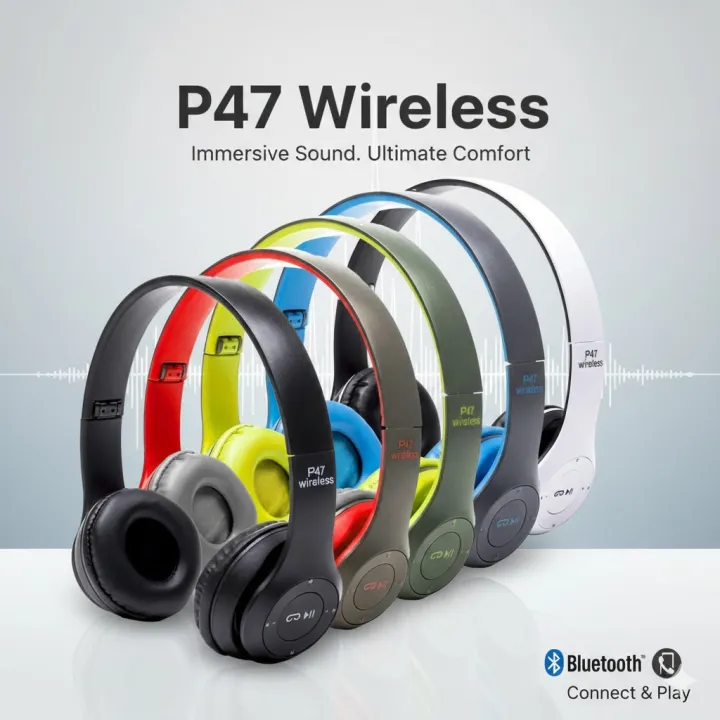 Stereo%20P47%20Wireless%20Bluetooth%20Headset%20Folding%20Series%20Wireless%20Sports%20Gaming%20Headphone%20-%20Image%209