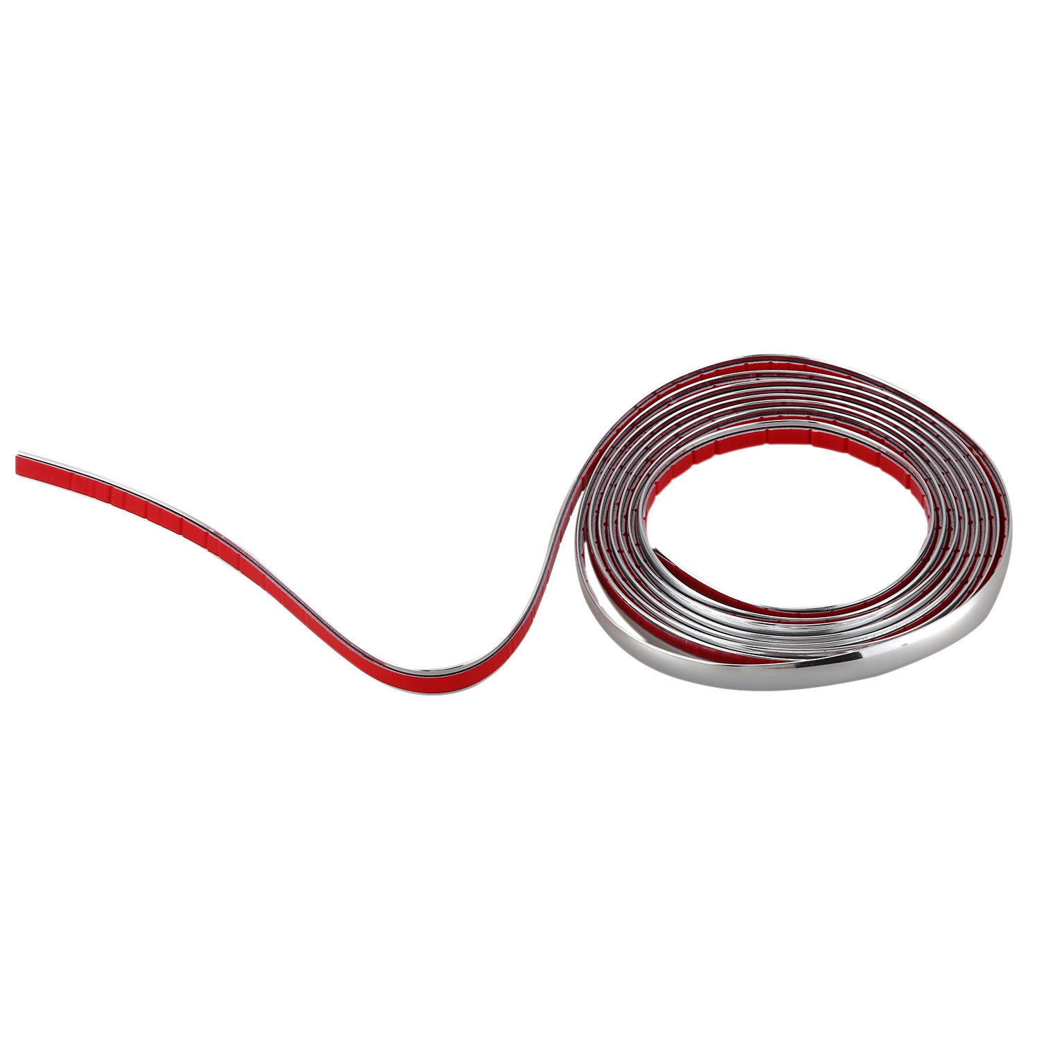【NEW】 Silver Car Grille Exterior Chrome Styling Decoration Moulding Trim Strip 12mm