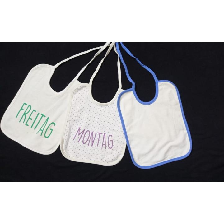3 Pieces Combo Pack Baby Bibs for Baby - Multicolor