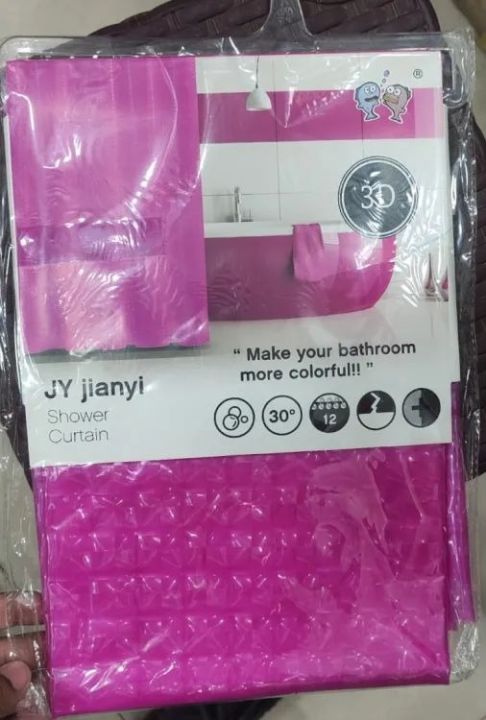 Waterproof%203D%20Shower%20Curtain%20With%2012%20Rings%20For%20Bathroom%20Toilet%20-%20Bathroom%20Accessories%20-%20Image%203