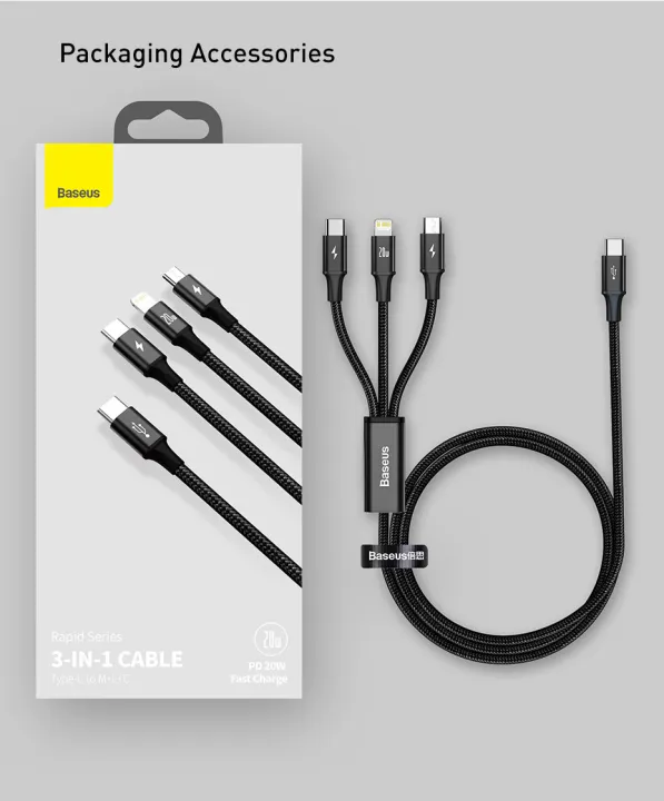 Baseus%20Rapid%20Series%203-in-1%20Cable%20Micro+Dual%20Lightning%203A%20(1.2M)%20-%20Image%205