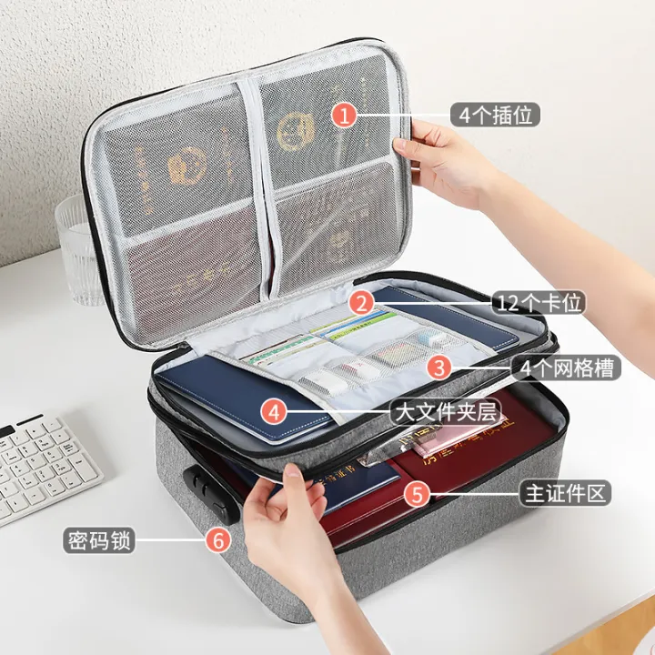 Document%20storage%20box,%20household%20multi-layer%20certificate,%20passport%20card%20holder,%20multi-functional%20archive%20document%20storage%20bag,%20family%20storage%20bag%20-%20Image%202