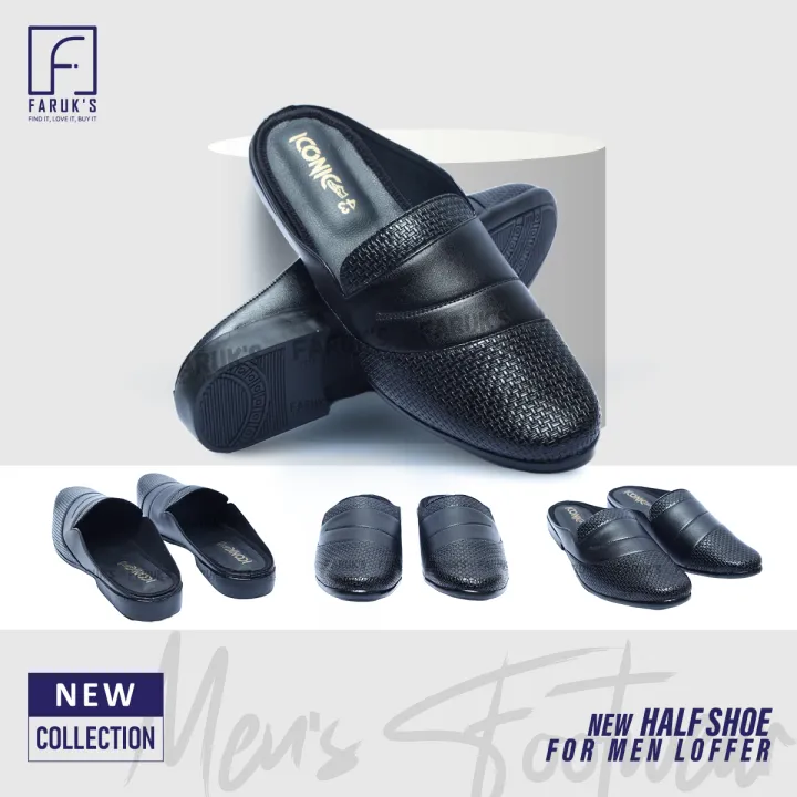 Luxury%20Stylish%20Half%20Shoe%20For%20Men%20Fashionable%20Premium%20Sandal%20For%20Men%20FARUK'S%20Flats%20Formal%20Half%20Shoe%20-%20Image%204