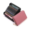 Zipper RFID Women Business Organizer Wallet Purse Men New Card PU. 