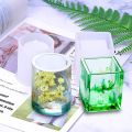 8Pcs Silicone Epoxy Resin Casting Art Molds Include Round, Square, Sphere, Pendant, Coaster for DIY Jewelry, Flower Pot. 