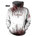New Fashion MenWomens Halloween Funny 3D Casual Printed Hoodies Horror Bloody Hoodie Tops Cool High Quality Hooded Sweatshirt. 