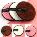 1pcs Multicolor Lazy Pineapple Shaped Reusable Fiber Make Up Remover Clean Sponge.