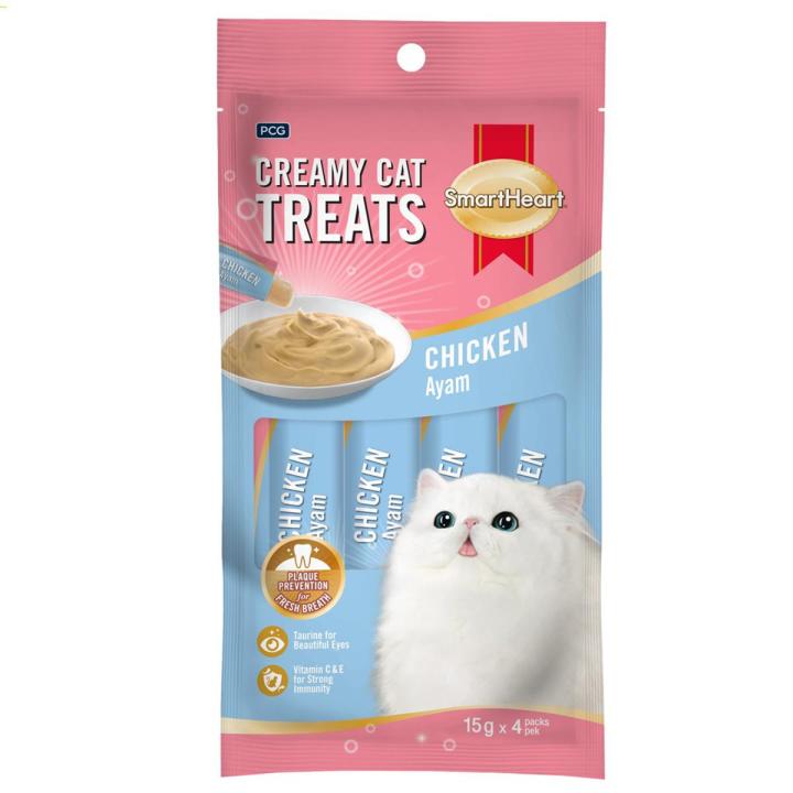 SmartHeart Lickable Creamy Cat Treat  Chicken Flavor 60gm