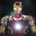 ZD Toys Iron Man Mark 43 Led Version Action Figure Toy 1/10 Scale 7 inch Collective Figure Toy Gift Licensed. 