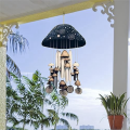 1 PCS Handmade Art Wind Chimes Outdoors Unique Resin Hand Painted Decorative Mushroom Wind Bell. 