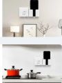 Universal Wall Mount Charger Phone Holder Stand Remote Control Hanger Base Support Hook Hanging Storage Box Rack Home Organizer. 