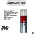 Sanvo Spray Paint (318 Bright Chrome) Metallic Bright Chrome Color Aerosol Spray Paint.