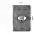 A5 200 Pages 2024 Notebook Retro Password Book with Lock Diary Binder Thickened Creative Hand Ledger Student Notepad Stationery. 