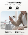Baseus Qi2 Magsafe 10000mAh PD 22.5W Power Bank Wireless Magnetic Battery, USB-C Quick Charge for iPhone 17/16/15/14/13 Series, Samsung S/Ultra Series, Mini Powerbank USB-C, Small But Powerful. 