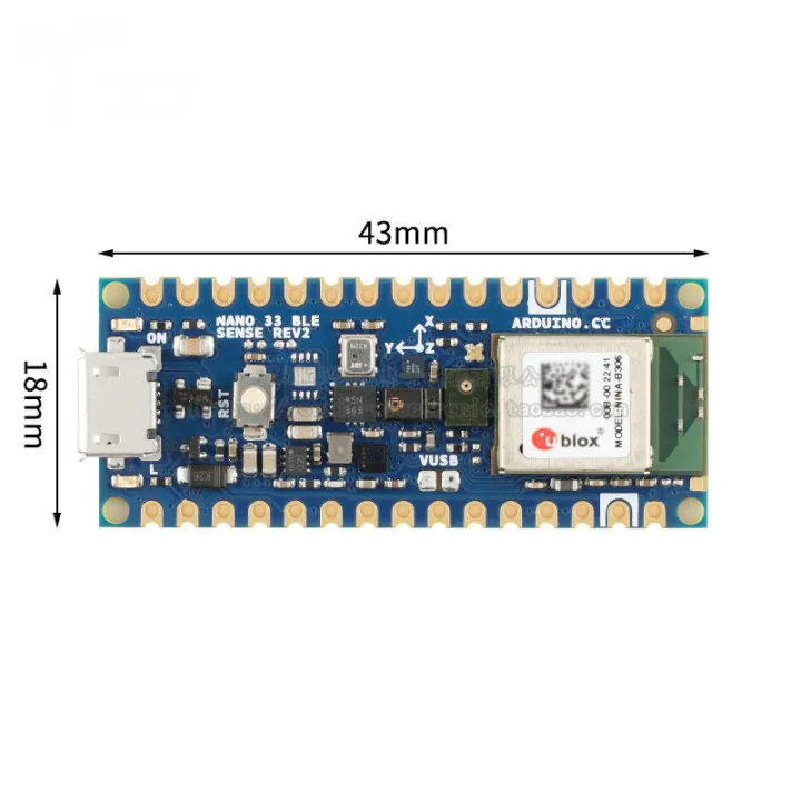 ARDUINO%20NANO%20ESP32%20ABX00092%20u-blox%20NORA-W106(ESP32-S3)%20development%20board%20-%20Image%205