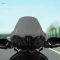 Front Windshield, Motorcycle Windscreen 219401032 Replace Parts, Wind Deflector for 600 Gray. 