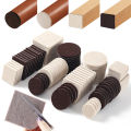 3-72PCS Felt Chair Leg Pads Round Square Floor Protector Self Adhesive Furniture Pads Mute Bumper Pad Home Furniture Feet Mat.