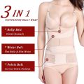 3 in 1 Postpartum Belly Belt Tummy Band Girdle Corset Body Shaper Postnatal C-Section Waist Trainer Pelvis Wrap Shapewear. 