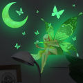 Cartoon Rainbow Luminous Wall Stickers Glow In The Dark Cloud Heart DIY Wall Decal For Baby Kids Room Nursery Home Decorations.