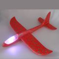 50cm LED Kids Toys Hand Throw Flying Glider Planes Foam Aeroplane Model Party Bag Fillers Flying Glider Plane Outdoor Play Toys Kids Game. 