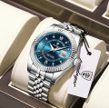 POEDAGAR 910 / Rolax Luxury Stainless steel Wrist Watch For Man - Waterproof Men Watch Quartz - Stainless Steel Men's Watch - Stainless steel Watch for Time Lovers.