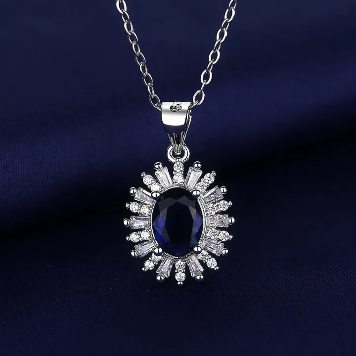 925%20Sterling%20Silver%20Necklace%20For%20Women%20Round%20Pendent%20Sparkling%20Pave%20CZ%20Necklace%20Fashion%20Anniversary%20Birthday%20Jewelry%20Gifts%20N755%20-%20Image%204