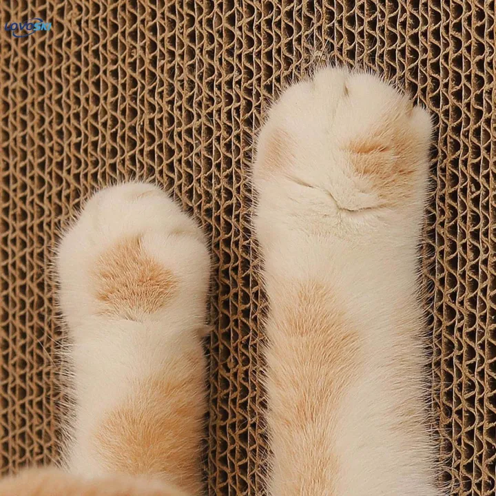 L%20Shaped%20Cardboard%20Cat%20Scratching%20for%20Indoor%20Cats%20Kitten%20Kitty%20-%20Image%203