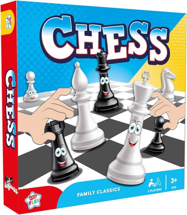 Kids Play Chess Family Classics Board Games 2 Players First Chess Set Learn 3+